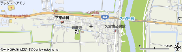 佐賀県佐賀市久保田町大字久富375周辺の地図