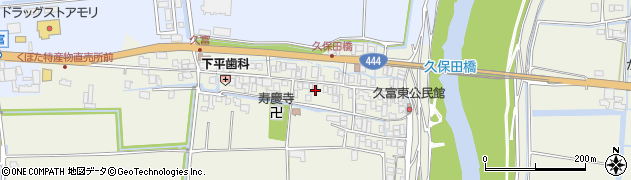 佐賀県佐賀市久保田町大字久富378周辺の地図