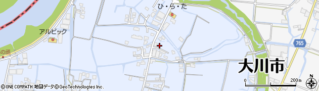 福岡県大川市向島279周辺の地図