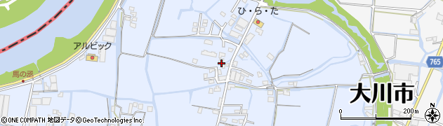 福岡県大川市向島268周辺の地図