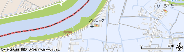 福岡県大川市向島439周辺の地図