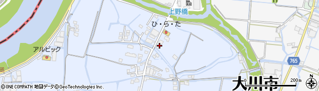 福岡県大川市向島336周辺の地図