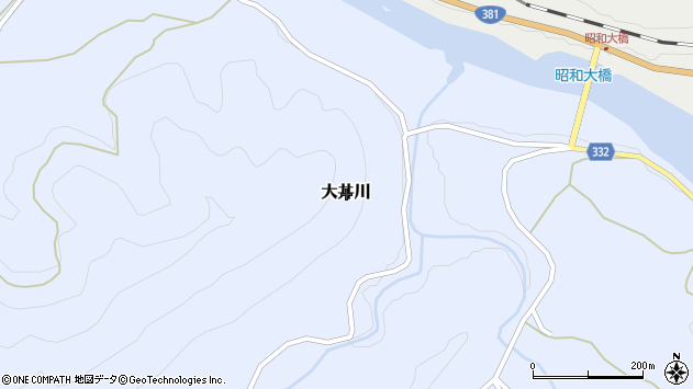 〒786-0532 高知県高岡郡四万十町大井川の地図