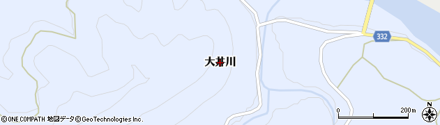 高知県四万十町（高岡郡）大井川周辺の地図