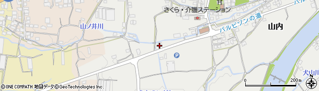 福岡県八女市山内380周辺の地図