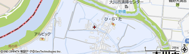 福岡県大川市向島366周辺の地図