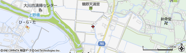 福岡県大川市酒見1601周辺の地図