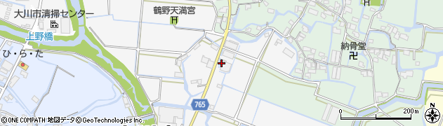 福岡県大川市酒見1438周辺の地図