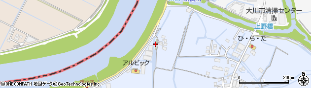 福岡県大川市向島427周辺の地図