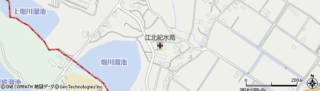 江北紀水苑周辺の地図