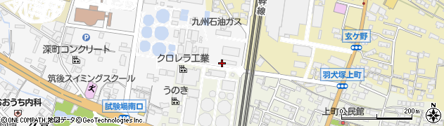 筑後ガスセンター株式会社周辺の地図