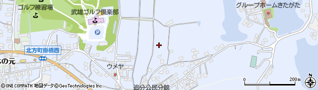 佐賀県武雄市北方町大字志久周辺の地図