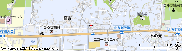 松山周辺の地図