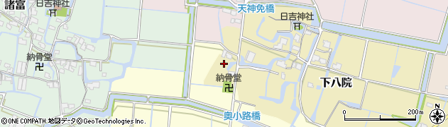 福岡県大川市下八院27周辺の地図