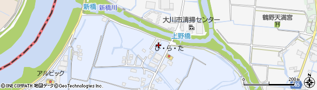 福岡県大川市向島345周辺の地図