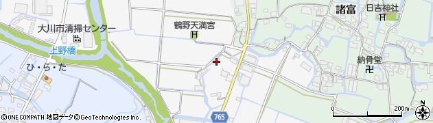 福岡県大川市酒見1455周辺の地図