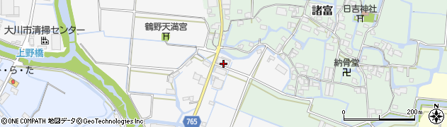 福岡県大川市酒見1439-1周辺の地図
