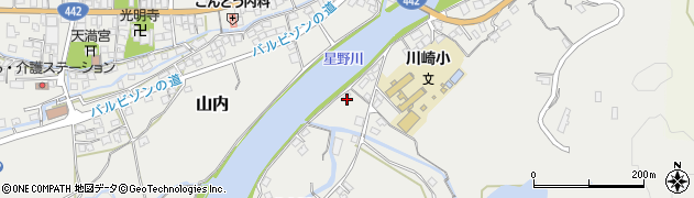 福岡県八女市山内802周辺の地図