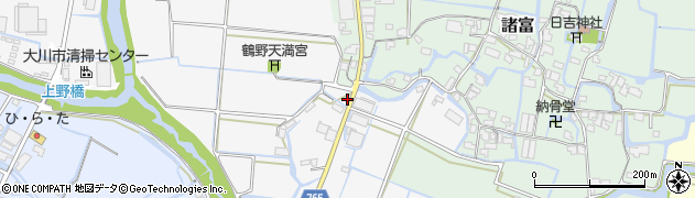 福岡県大川市酒見1441周辺の地図