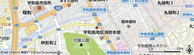 宇和島信用金庫新橋支店周辺の地図