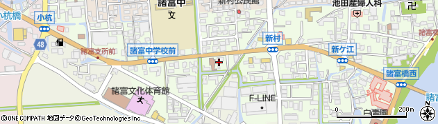大川信用金庫諸富支店周辺の地図