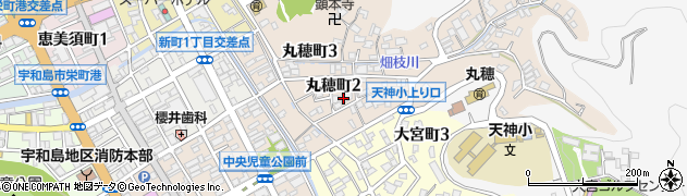 愛媛県宇和島市丸穂町2丁目周辺の地図