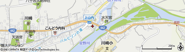 福岡県八女市山内732周辺の地図