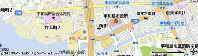ドコモショップ　宇和島店周辺の地図
