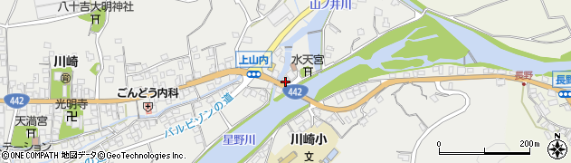 福岡県八女市山内1209周辺の地図
