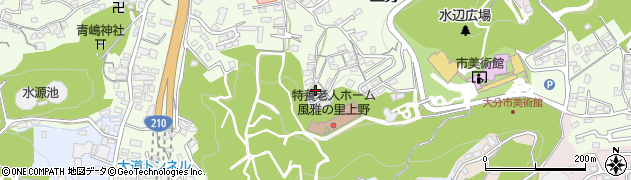 大分県大分市三芳293周辺の地図