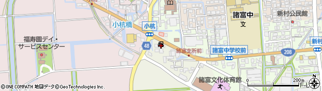 ＪＡ諸富町ＳＳ周辺の地図
