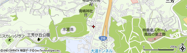 大分県大分市三芳846周辺の地図