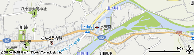 福岡県八女市山内736周辺の地図