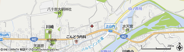 福岡県八女市山内605周辺の地図