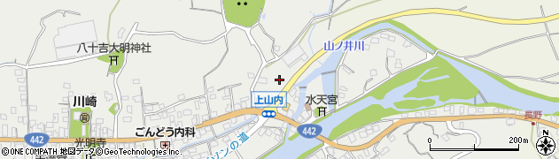 福岡県八女市山内628周辺の地図