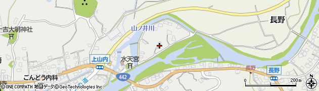 福岡県八女市山内1193周辺の地図