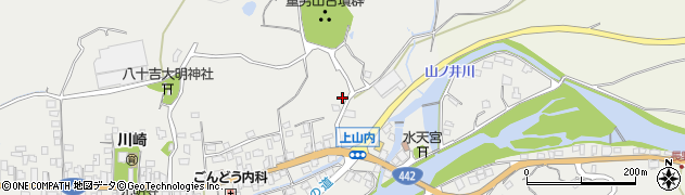 福岡県八女市山内623周辺の地図