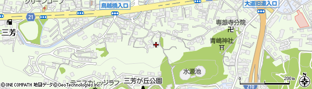 大分県大分市三芳742周辺の地図