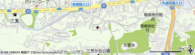 大分県大分市三芳731周辺の地図