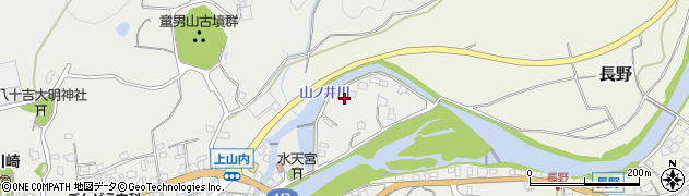福岡県八女市山内1190周辺の地図