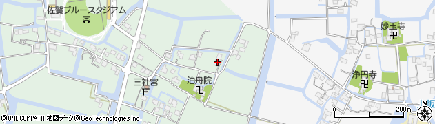 佐賀県佐賀市西与賀町高太郎413周辺の地図