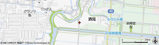 福岡県大川市酒見1509周辺の地図