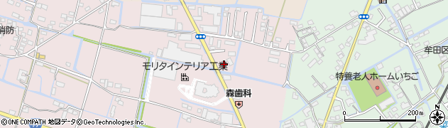 ミニストップ大木町横溝店周辺の地図