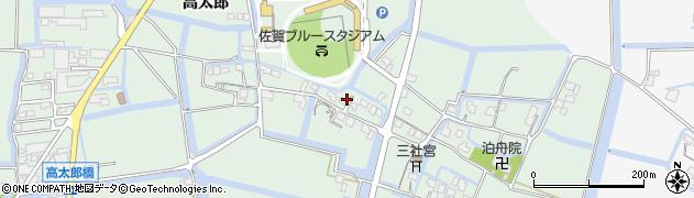 佐賀県佐賀市西与賀町高太郎543周辺の地図