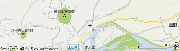 福岡県八女市山内1239周辺の地図