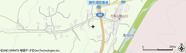 大分県玖珠郡九重町引治678-2周辺の地図