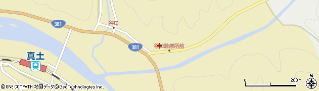 愛媛県北宇和郡松野町蕨生1620周辺の地図