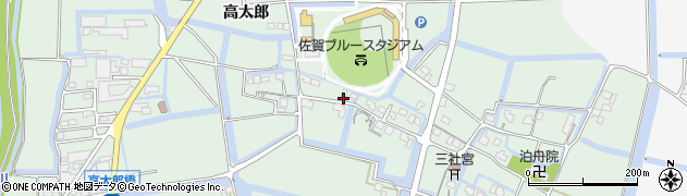 佐賀県佐賀市西与賀町高太郎327周辺の地図