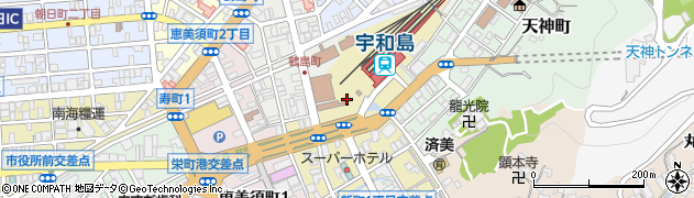 愛媛県宇和島市錦町9周辺の地図