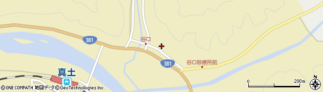 愛媛県北宇和郡松野町蕨生1723周辺の地図